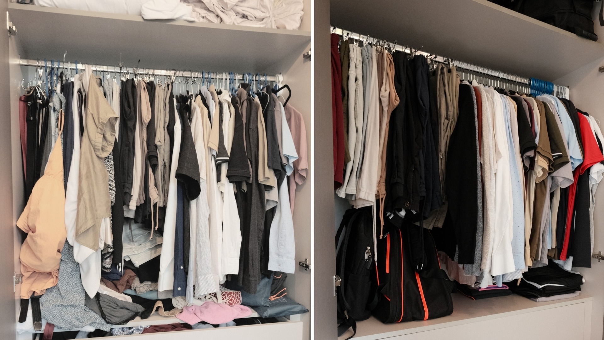 Before and after transformations from real home organizing projects across Dubai.